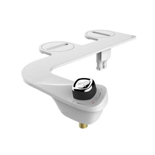 bioBidet SlimEdge Non-Electric Bidet Attachment System in White (no test)