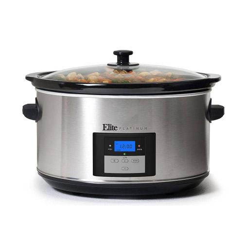 Platinum 8.5 Qt. Stainless Steel Slow Cooker with Digital Display