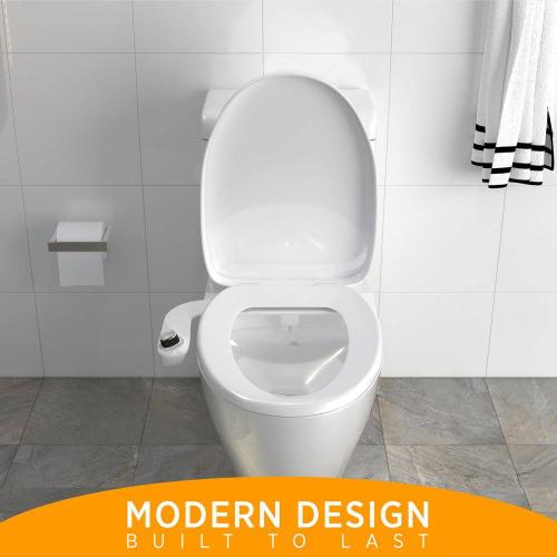 bioBidet SlimEdge Non-Electric Bidet Attachment System in White (no test)