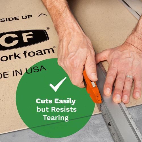 Eco Cork Foam 75 sq. ft. 3 ft. x 25 ft. x 3.2 mm Waterproof Premium Plus 10-in-1 Underlayment - Vinyl Plank, Laminate, Engineered Wood