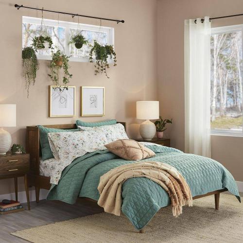Chelsea 48 in. - 86 in. Adjustable Single Curtain Rod 5/8 in. Diameter in Black with Ball Finials