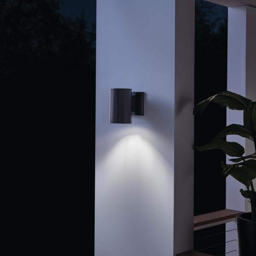 Independence 7 in. 1-Light Black Outdoor Hardwired Wall Lantern Sconce with No Bulbs Included (1-Pack)