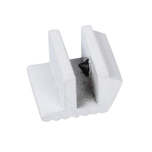 Sliding Window Lock, Tamper Resistant, White Finish