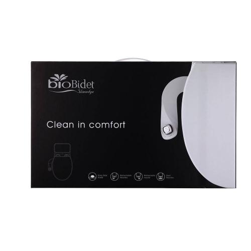 bioBidet SlimEdge Non-Electric Bidet Attachment System in White (no test)