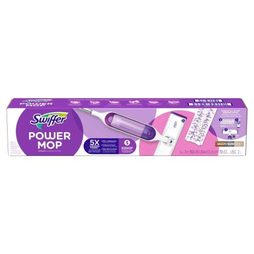 Power Mop Tile, Laminate and Wood Floor Starter Kit (1-Power Mop, 2-Pads, Cleaning Solution and Batteries)