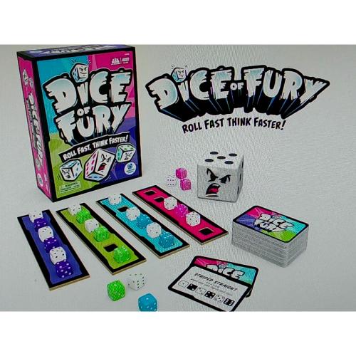 Educational Insights Dice of Fury Fast Paced Family Dice Game, Toy Gift for Boys & Girls, Teens & Adults, Ages 7-99