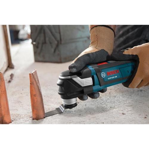 Bosch Starlock Plus 3-Piece Brushless 18-Volt Variable Speed Oscillating Multi-Tool Kit