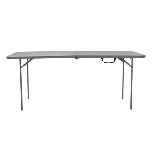 Cosco 3-ft x 6-ft Indoor or Outdoor Rectangle Resin Gray Folding Banquet Table