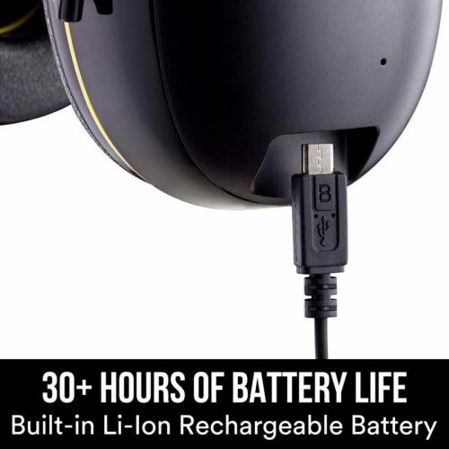 3M WorkTunes Connect Plastic Hearing Protection Earmuffs with Bluetooth Compatibility