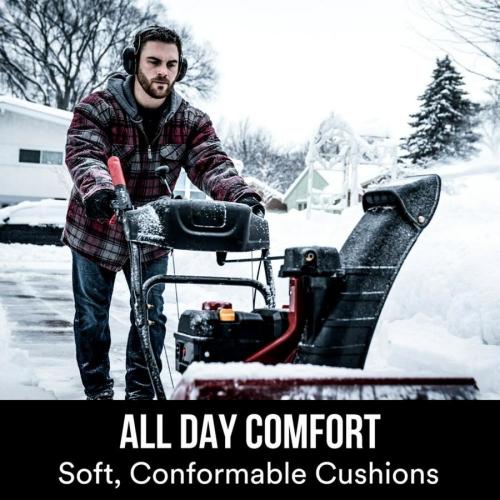 3M WorkTunes Connect Plastic Hearing Protection Earmuffs with Bluetooth Compatibility