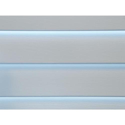 allen   roth Trim at Home 2-in Slat Width 29-in x 64-in Cordless White Faux Wood Room Darkening Plantation Blinds