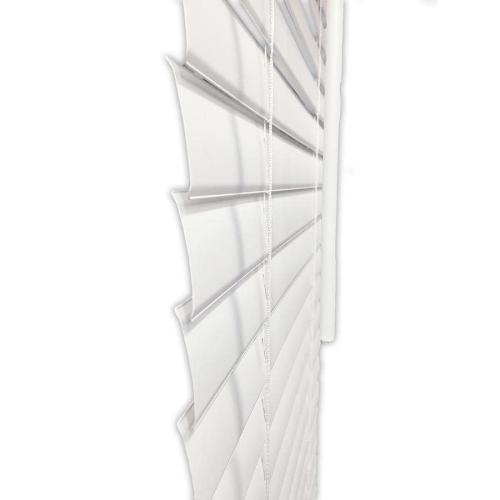 Project Source 2-in Slat Width 34-in x 64-in Cordless White Vinyl Room Darkening Plantation Blinds