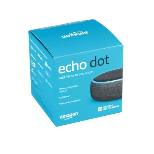 Amazon Echo Dot (3rd Gen) - Smart Speaker with Alexa - Charcoal