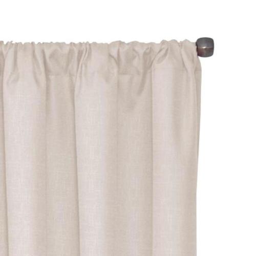 eclipse Kendall 63-in Ivory Polyester Single Curtain Panel