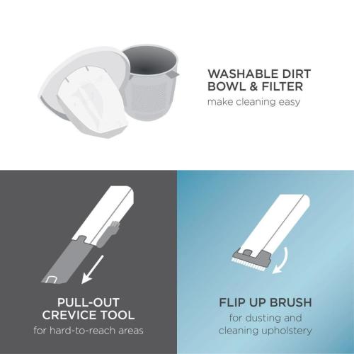 BLACK DECKER DUSTBUSTER 16-Volt Cordless Handheld Vacuum