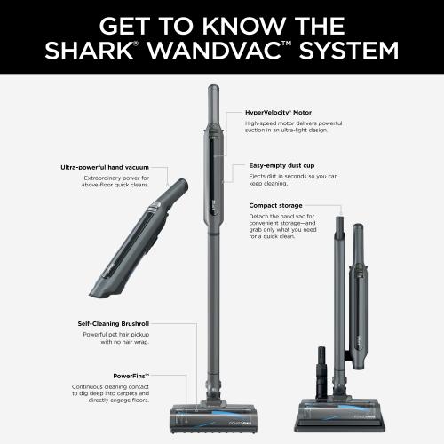 Shark Shark® WANDVAC® System Pet Ultra-Lightweight Powerful Cordless Stick Vacuum with Charging Dock WS632
