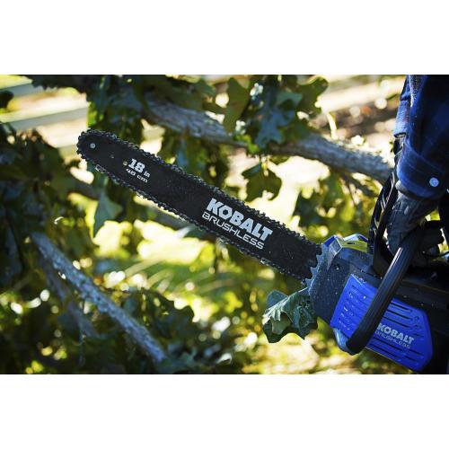 Kobalt 80-Volt Max 18-in Brushless Cordless Electric Chainsaw (Battery Not Included)
