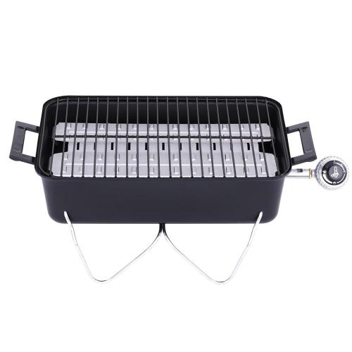 Char-Broil Black 11000-BTU 187-sq in Portable Gas Grill