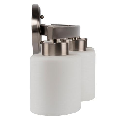 allen   roth Merington 4-Light Nickel Transitional Vanity Light Bar