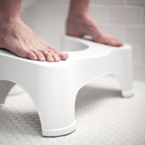 Squatty Potty Ecco 9.5-in White Toilet Stool