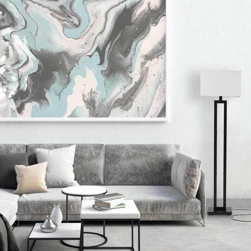 Globe Electric D'Alessio 58-in Matte Black Floor Lamp