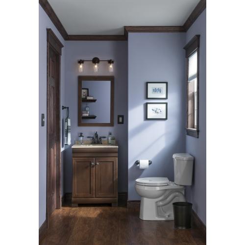 allen   roth Vallymede 3-Light Bronze Farmhouse Vanity Light