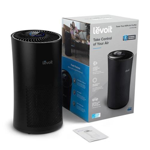 Levoit 3-Speed (Covers: 538-sq ft)  Black True HEPA Air Purifier ENERGY STAR