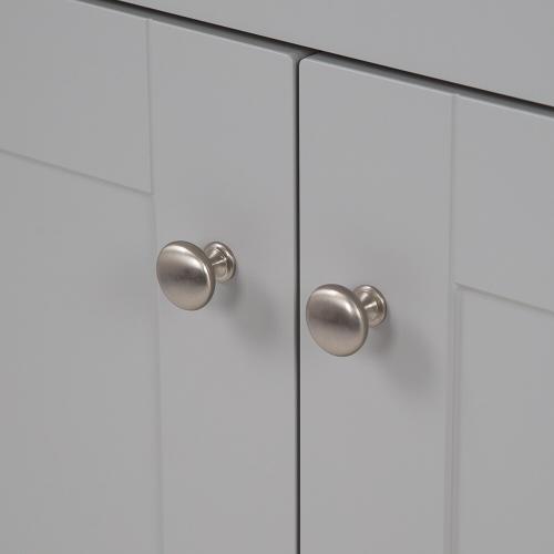 Project Source 36-in Gray Single Sink Bathroom Vanity with White Cultured Marble Top - without sink, see the pictures