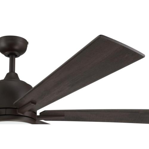 Harbor Breeze Bradbury 60-in Bronze LED Indoor Ceiling Fan with Light (6-Blade)