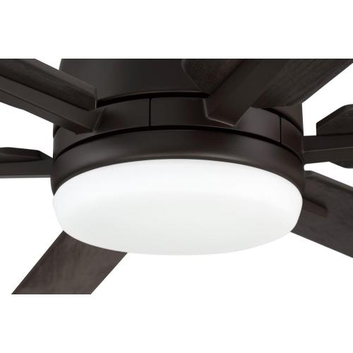 Harbor Breeze Bradbury 60-in Bronze LED Indoor Ceiling Fan with Light (6-Blade)