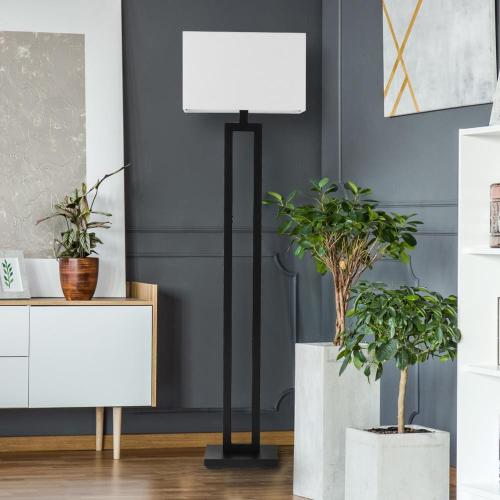Globe Electric D'Alessio 58-in Matte Black Floor Lamp