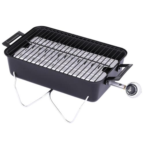 Char-Broil Black 11000-BTU 187-sq in Portable Gas Grill