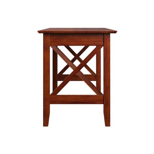 Atlantic Furniture Lexi 24-in Brown Traditional Rubberwood Writing Desk