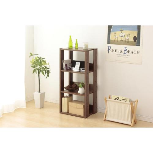IRIS 11.52-in D x 15.76-in W x 34.63-in H 3-Tier Wood Decorative Shelving Unit
