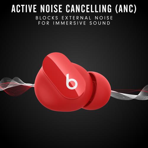 Color Red Beats by Dr. Dre Earbud Wireless Noise Canceling Headphones