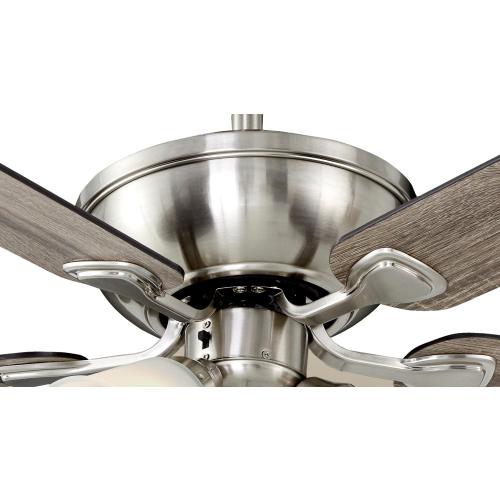 Harbor Breeze Sailor Bay 52-in Brushed Nickel LED Indoor Ceiling Fan with Light (5-Blade)