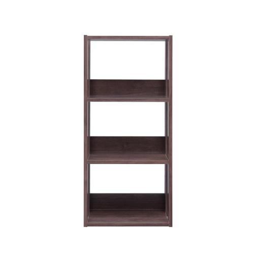 IRIS 11.52-in D x 15.76-in W x 34.63-in H 3-Tier Wood Decorative Shelving Unit