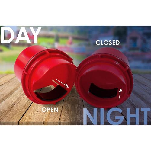 RentACoop, 10 Lb. Chick2Chicken 4-Port Poultry Feeder,Includes Anti-Roost Cone, Slider Port Cover, and Lid - Suitable for up to 20 Chicks & 12 Adult Chickens, Model# PL-2GAL-FEED