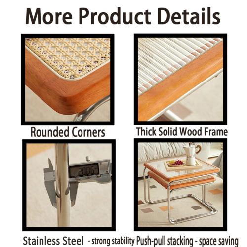 Postfield Nesting Coffee Table - Table Top Color: Brown
