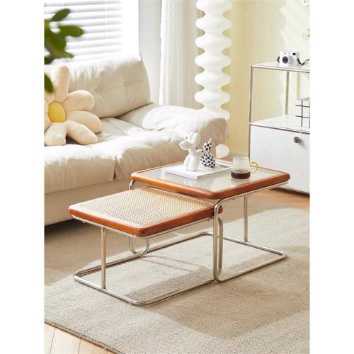 Postfield Nesting Coffee Table - Table Top Color: Brown