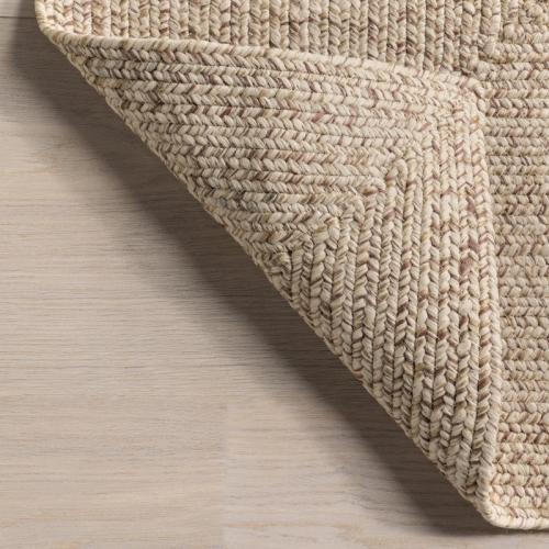 Owensby Braided Tan Indoor/Outdoor Rug 4' x 6'
