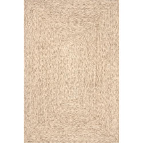 Owensby Braided Tan Indoor/Outdoor Rug 4' x 6'