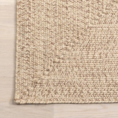 Owensby Braided Tan Indoor/Outdoor Rug 4' x 6'