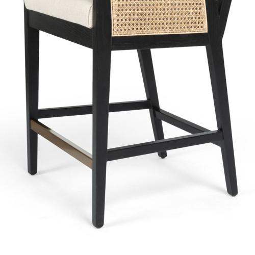 ANTONIA STOOL-BRUSJED EBONY -BAR (1)