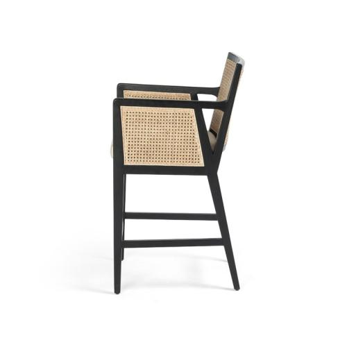 ANTONIA STOOL-BRUSJED EBONY -BAR (1)