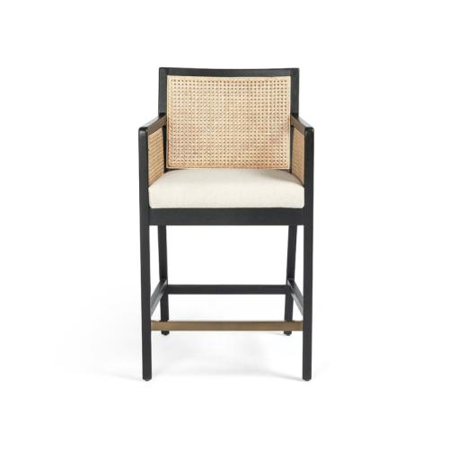 ANTONIA STOOL-BRUSJED EBONY -BAR (1)