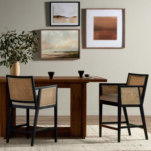 ANTONIA STOOL-BRUSJED EBONY -BAR (1)