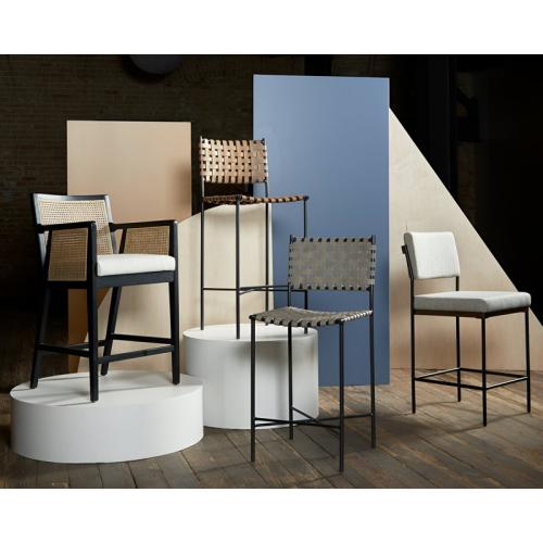 ANTONIA STOOL-BRUSJED EBONY -BAR (1)