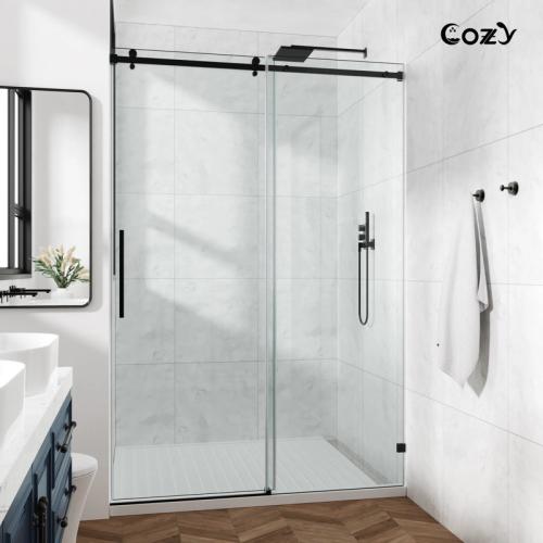 Glass shower door hardware TP-11 series bag  C of ABC Finish: Matte Black