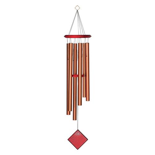 Woodstock Chimes Encore Collection Bronze Aluminum/Wood 37 in. Earth Wind Chime